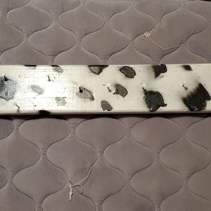 Custom cow print hat/key hook